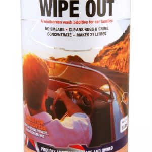 BOWDENS OWN WIPE OUT A WINDSCREEN WASHER ADDITIVE FOR CAR FANATICS.