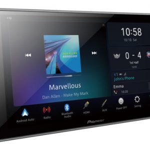 Pioneer Dmhzf9350bt  9″ HD Capacitive “Floating” Touch-screen Multimedia player with Apple CarPlay, Android Auto & Alexa Built In.