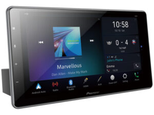 Pioneer Dmhzf9350bt  9″ HD Capacitive “Floating” Touch-screen Multimedia player with Apple CarPlay, Android Auto & Alexa Built In.