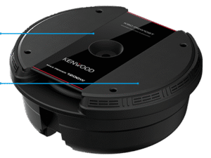 KENWOOD KSC-PSW10ST Spare Tire Powered Subwoofer