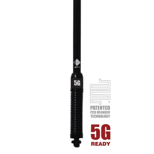 RFI 5G LTE 6.5dBi Collinear Antenna (698-3800 MHz); 5m SMA(M) - Black-cd8195b